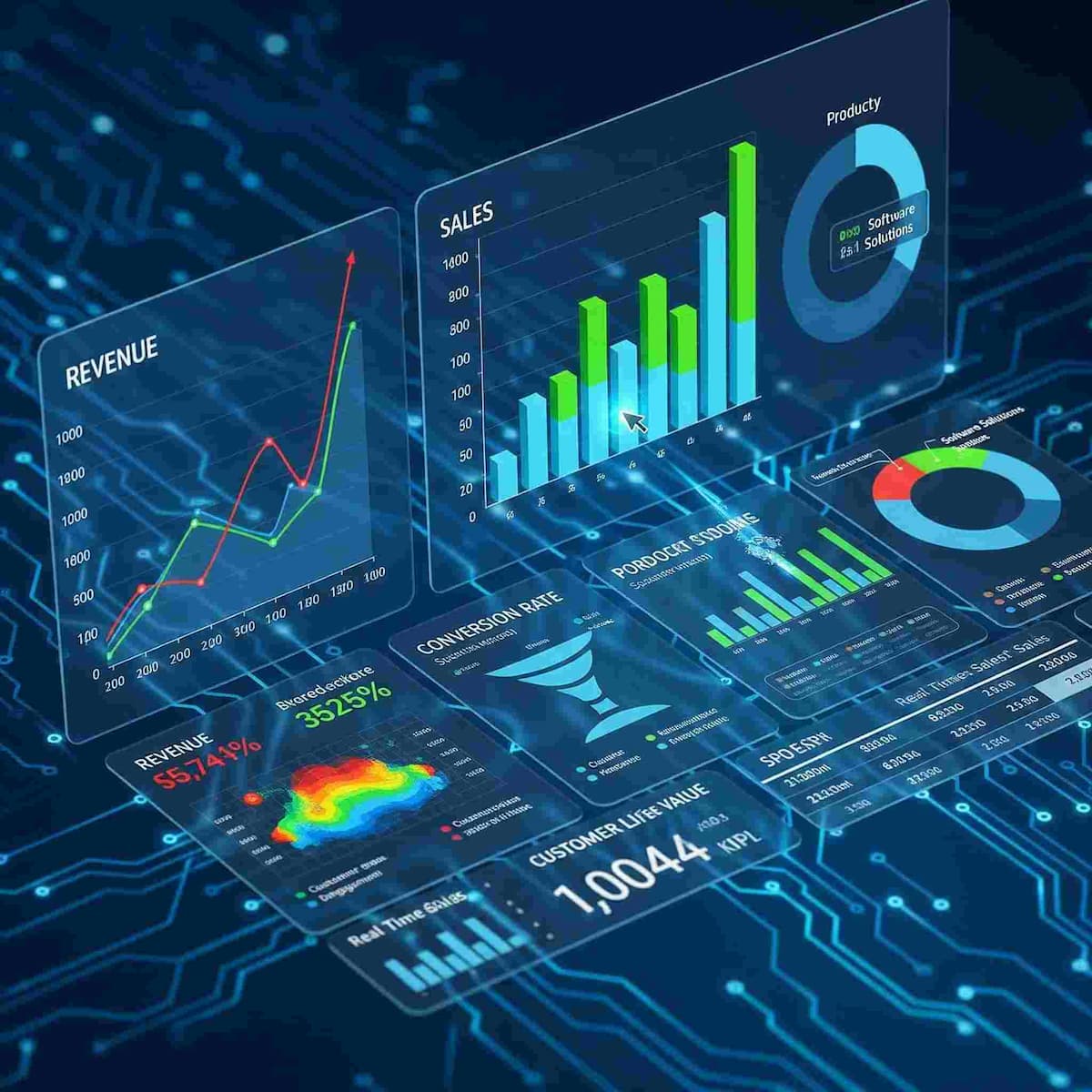 EzNxt CRM sales pipeline and deal tracking dashboard