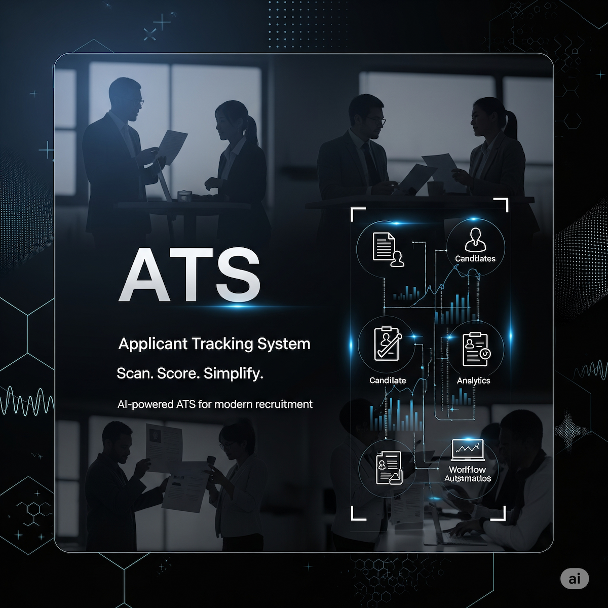 EzNxT ATS Dashboard Preview